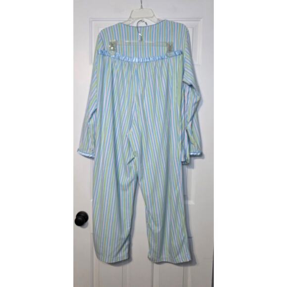 Aria Womens Striped Pajama‎ Set Size L - Picture 3 of 5
